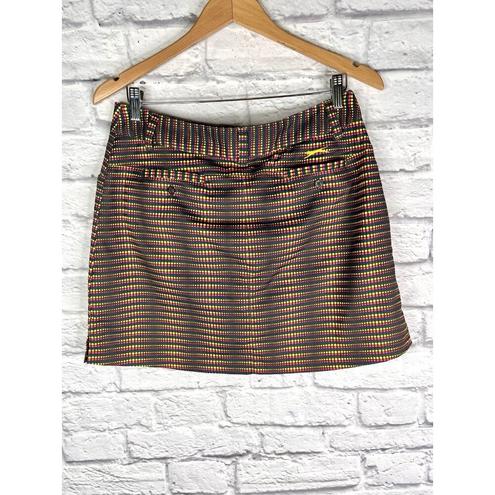 SLAZENGER Women's Gray Multi-Color Dot Golf Active Skort Size 6 - Picture 6 of 6